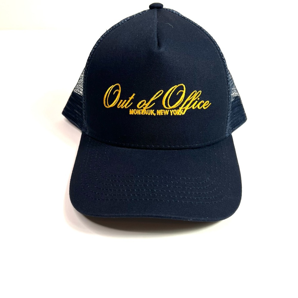 Almere Out of Office Trucker Hat Embroidered Blue - Picture 9 of 9